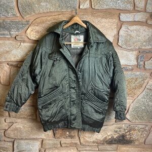 Vintage Y2K Green Fleet Street Puffer Jacket